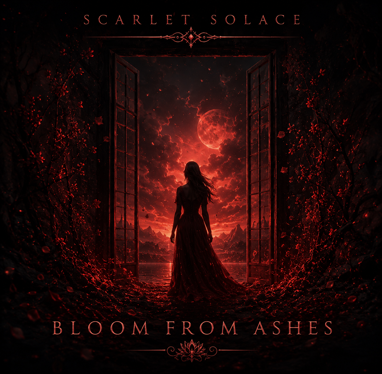 Bloom From Ashes album artwork by Scarlet Solace